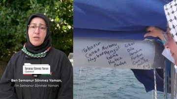 Semanur Sönmez Yaman beraberinde 15 ‘kalp’ taşıyor