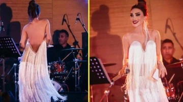 Seren Serengil sahnelerde! Fotoğraftaki detayı fark eden takip&ccedil;ileri &ccedil;ağrıda bulundu: Hemen sil