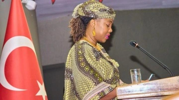 Sierra Leone Cumhurbaşkanı'nın eşi Türkiye'nin 29 Ekim resepsiyonuna katıldı