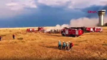 Şırnak Şerafettin Elçi Havalimanı’nda tatbikat