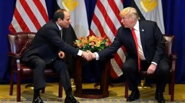 Sisi'den ABD'ye büyük övgü: Trump'ı memnun eden sözler