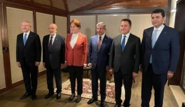 Son dakika... 6 muhalefet lideri bir araya geldi. İşte yuvarlak masadaki konular...