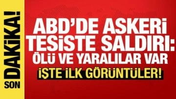 Son dakika: ABD'de askeri üsse saldırı! Bölgeye giriş çıkışlar kapatıldı! Kayıplar var