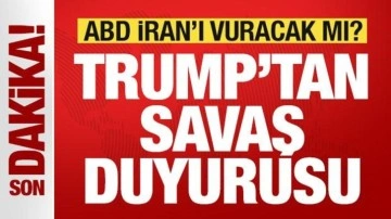 Son dakika: ABD İran'ı vuracak mı? Trump'tan savaş açıklaması