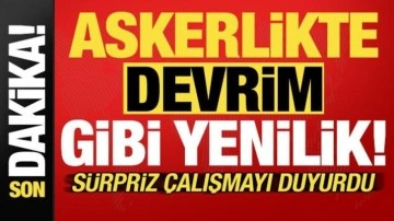 Son dakika: Askerlikte devrim gibi yenilik! Bakan G&uuml;ler s&uuml;rpriz &ccedil;alışmayı duyurdu...