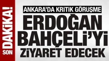 SON DAKİKA: Cumhurbaşkanı Erdoğan, Bahçeli'yi ziyaret edecek