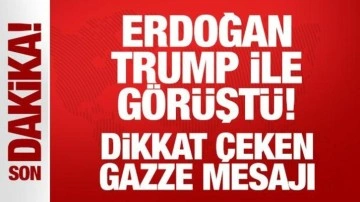 Son Dakika: Erdoğan, Trump ile telefonda görüştü