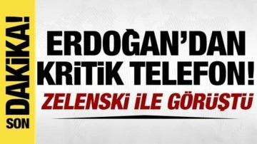 Son dakika: Erdoğan, Zelenski ile görüştü!