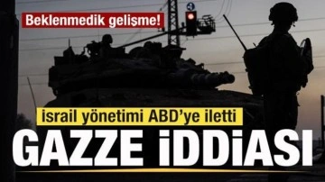 Son dakika Gazze iddiası! İşgalci İsrail ABD'ye iletti! Beklenmedik gelişme!
