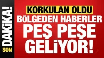 Son dakika haberi: Korkulan oldu! Bölgeden haberler peş peşe geliyor...