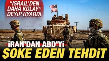 Son dakika: İran'dan, ABD'yi şoke eden tehdit! "İsrail'den daha kolay" deyi