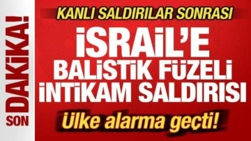 Son dakika: Kanlı saldırılar sonrası İsrail'e balistik füzeli intikam saldırısı!