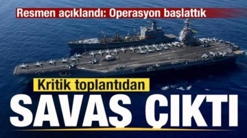 Son dakika: Kritik toplantıdan 'Savaş' çıktı! Resmen duyuruldu: Operasyon başlattık