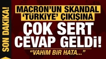 Son dakika: Macron'un skandal su&ccedil;lamasına &Ouml;mer &Ccedil;elik'ten sert cevap!