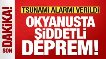 Son dakika: Okyanusta şiddetli deprem! Tsunami alarmı verildi