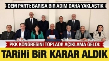 Son Dakika: PKK kongresini topladığını duyurdu! DEM Parti'den yeni açıklama