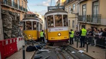 Son dakika: Portekiz'de tramvay raydan çıktı! Çok sayıda ölü var
