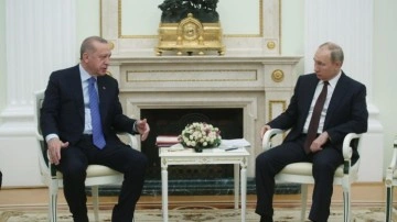 Son Dakika: Putin'le g&ouml;r&uuml;şen Cumhurbaşkanı Erdoğan barış &ccedil;ağrısını yineledi