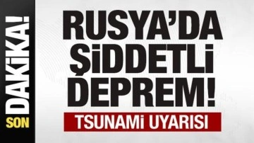 Son dakika: Rusya'da 7,4 büyüklüğünde deprem! Tsunami uyarısı
