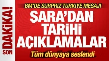 Son dakika: Şara'dan tarihi açıklama! BM'de sürpriz Türkiye mesajı! Tüm dünyaya seslendi