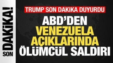 Son dakika: Trump duyurdu! ABD ordusundan Venezuela açıklarında ölümcül saldırı