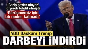 Son dakika: Trump, 'Garip şeyler oluyor' diyerek tehdit etmişti! Çin'e darbeyi indird
