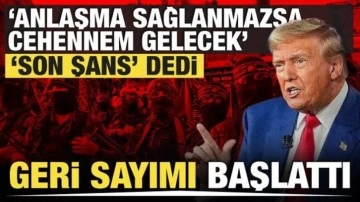 Son dakika: Trump Hamas'ı süre vererek tehdit etti: Anlaşma sağlanmazsa cehennem gelecek