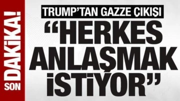 SON DAKİKA: Trump’tan Gazze açıklaması: "Herkes anlaşmak istiyor"
