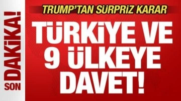Son dakika: Trump'tan sürpriz Mısır kararı! Türkiye ve 9 ülkeye davet