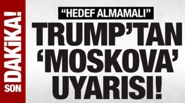 SON DAKİKA: Trump: Zelenski, Moskova'yı hedef almamalı