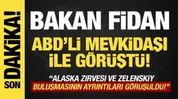 Son dakika... Bakan Fidan mevkidaşı Rubio ile görüştü!