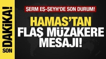 Son dakika... Hamas'tan flaş müzakere mesajı! Şerm eş-Şeyh'de son durum!