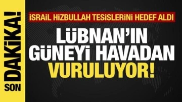 Son dakika...  İsrail'den Lübnan saldırısı! Hizbullah tesisleri hedef alındı!