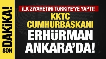 Son dakika... KKTC Cumhurbaşkanı Erhürman, Erdoğan ile bir araya geldi