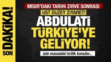 Son dakika... Mısır Dışişleri Bakanı Bedr Abdulati Türkiye'ye geliyor!