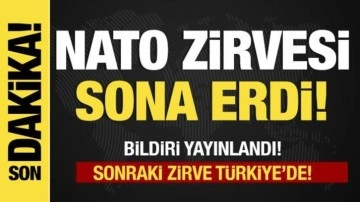 Son dakika... NATO zirvesi sona erdi! bildiri yayınlandı! sonraki zirve Türkiye’de!