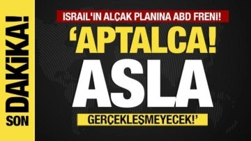 Son dakika...ABD'den İsrail'in ilhak tasarısına sert tepki!