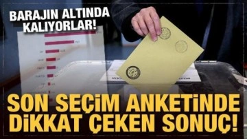 Son se&ccedil;im anketinde dikkat &ccedil;eken sonu&ccedil;: İYİ Parti'de &ccedil;arpıcı kayıp!