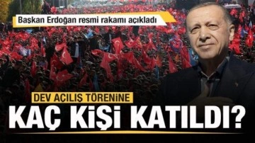 Sosyal medyada g&uuml;ndem oldu! Mitinge ka&ccedil; kişi katıldı? Erdoğan a&ccedil;ıkladı