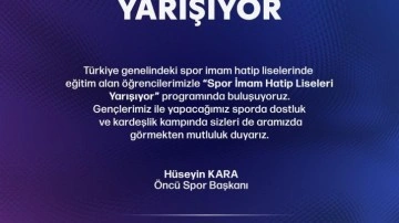 Spor imam hatip liseleri yarışacak
