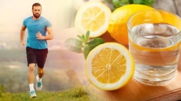 Spordan &ouml;nce limonlu su i&ccedil;mek ne işe yarar? Her g&uuml;n limonlu su i&ccedil;mek zayıflatır mı?