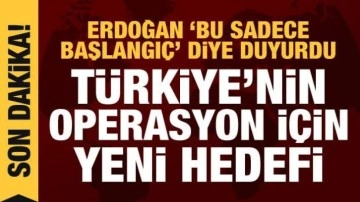 Suriye'ye kara harekatı başlatılıyor! Erdoğan "sadece başlangı&ccedil;tı" diye duyurdu