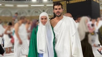 Survivor yıldızının başörtülü fotoğrafı gündem oldu! Umreden paylaştı