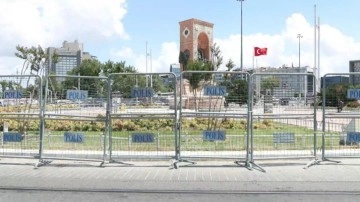 Taksim Meydanı'na yaya girişine kapatıldı