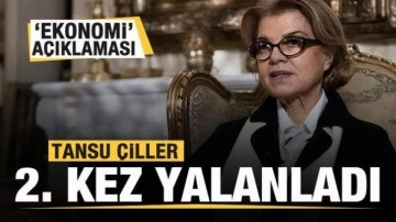 Tansu &Ccedil;iller'den iddialara yalanlama! Ekonomi a&ccedil;ıklaması