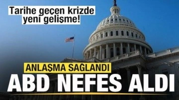 Tarihe geçen krizde son dakika gelişmesi! Anlaşma sağlandı! ABD nefes aldı