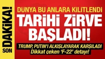 Tarihi zirve başladı! Trump ve Putin Alaska'da buluştu: Görüşme öncesi 'ateşkes' mesa