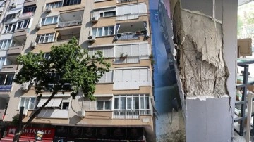 Taşıyıcı kolon patladı, 7 katlı bina boşaltıldı! Apartman sakininden vahim iddia