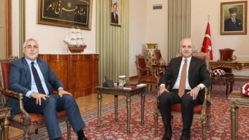 TBMM Başkanı Kurtulmuş’tan yoğun kabul trafiği