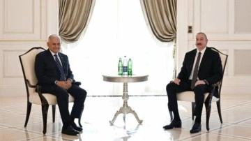 TDT Aksakallar Konseyi Başkanı Yıldırım'dan önemli ziyaret... Aliyev ile bir araya geldi!